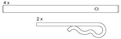 Beral UAC164 Spring set disc brake Beral UAC164 Spring set disc brake