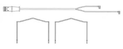 Beral UAI132 Датчик зносу гальмівних колодок Beral UAI132 Датчик зносу гальмівних колодок
