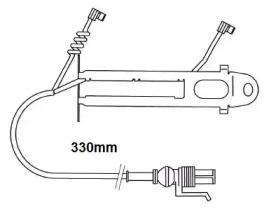 Beral UAI152 Датчик зносу гальмівних колодок Beral UAI152 Датчик зносу гальмівних колодок