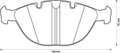 Jurid 571993J Brake pads Jurid 571993J Brake pads