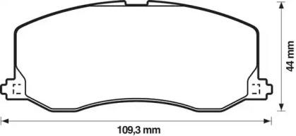Jurid 572217J Brake pads Jurid 572217J Brake pads