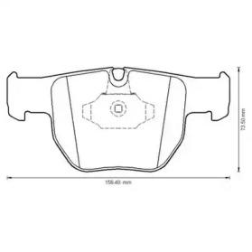 Jurid 572507J Колодки гальмівні Jurid 572507J Колодки гальмівні