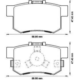 Jurid 572544J Brake pads Jurid 572544J Brake pads