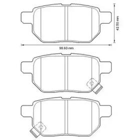 Jurid 572632J Brake pads Jurid 572632J Brake pads