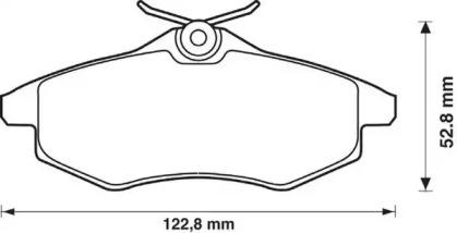 Jurid 573083J Brake pads