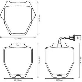 Jurid 573208J Brake pads Jurid 573208J Brake pads
