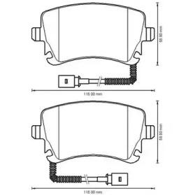 Jurid 573225J Brake pads Jurid 573225J Brake pads