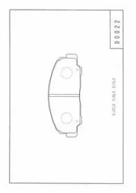 NPS D360U24 Brake pads NPS D360U24 Brake pads