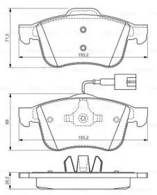 Bosch 0 986 494 465 Brake pads Bosch 0 986 494 465 Brake pads