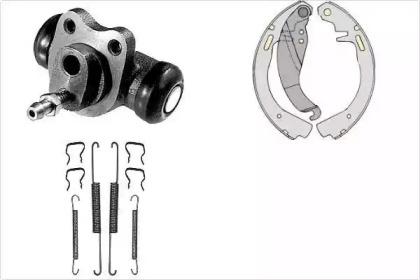 MGA K576551 Комплект колодок циліндрів і пружин барабанного гальма MGA K576551 Комплект колодок циліндрів і пружин барабанного гальма