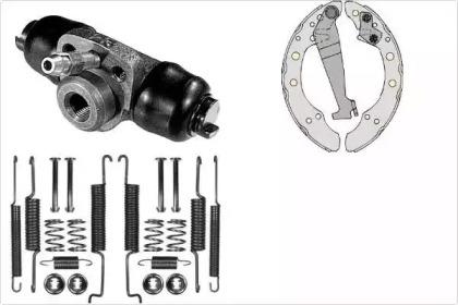 MGA K586550 Комплект колодок циліндрів і пружин барабанного гальма MGA K586550 Комплект колодок циліндрів і пружин барабанного гальма