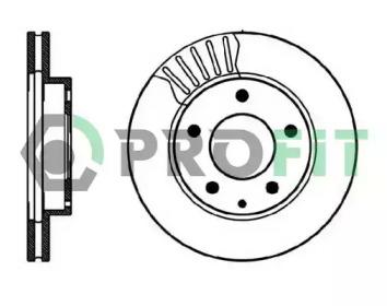 Profit 5010-0496 Brake disc