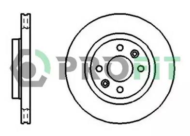 Profit 5010-1096 Brake disc Profit 5010-1096 Brake disc