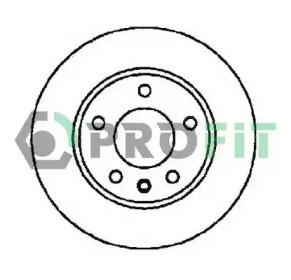 Profit 5010-1311 Brake disc