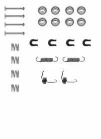 NPS M351I26 Комплект монтажный дисковых тормозных колодок