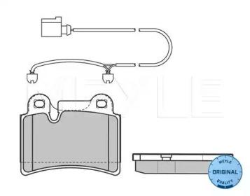 Meyle 025 240 9717 Колодки гальмівні Meyle 025 240 9717 Колодки гальмівні