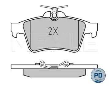Meyle 0252413716PD Колодки гальмівні Meyle 0252413716PD Колодки гальмівні