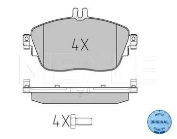 Meyle 025 248 6919 Колодки гальмівні