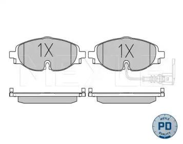 Meyle 0252568320PD Brake pads