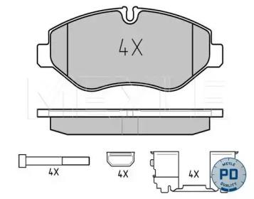 Meyle 0252922920PD Brake pads Meyle 0252922920PD Brake pads
