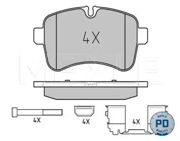 Meyle 0252923221PD Brake pads Meyle 0252923221PD Brake pads