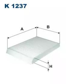 Filtron K1237 Фільтр салону Filtron K1237 Фільтр салону