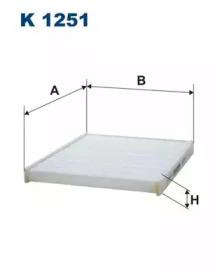 Filtron K1251 Фільтр салона Filtron K1251 Фільтр салона