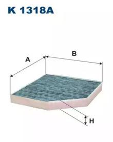 Filtron K1318A Фільтр салону Filtron K1318A Фільтр салону