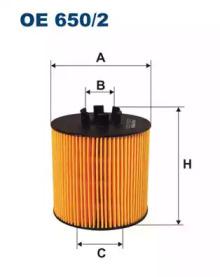Filtron OE650/2 Oil filter Filtron OE650/2 Oil filter