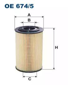 Filtron OE674/5 Oil filter