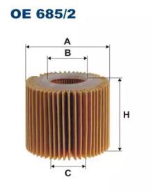 Filtron OE685/2 Oil filter