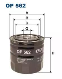 Filtron OP562 Oil filter Filtron OP562 Oil filter