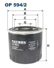 Filtron OP594/2 Oil filter