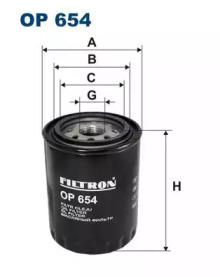Filtron OP654 Oil filter