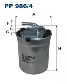 Filtron PP986/4 Fuel filter Filtron PP986/4 Fuel filter