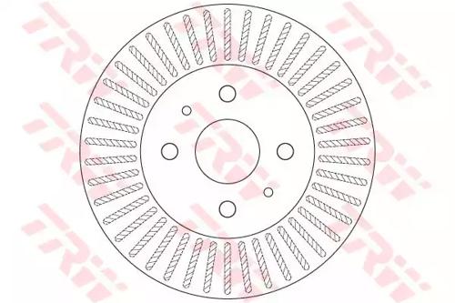 TRW DF6407 Brake disc TRW DF6407 Brake disc