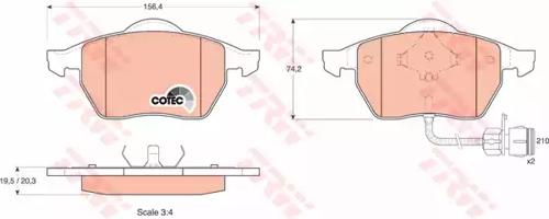 TRW GDB1049 Brake pads TRW GDB1049 Brake pads