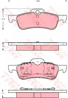 TRW GDB1477 Колодки гальмівні TRW GDB1477 Колодки гальмівні