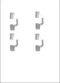 Motaquip LVMK1095 Монтажний комплект гальмівних колодок Motaquip LVMK1095 Монтажний комплект гальмівних колодок