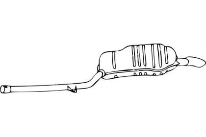 Fenno P11025 Глушник вихлопних газів кінцевий