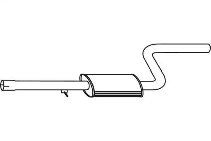 Fenno P1680 Muffler assy front