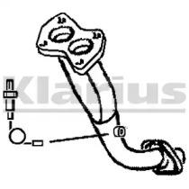 Klarius 301049 Exhaust pipe Klarius 301049 Exhaust pipe