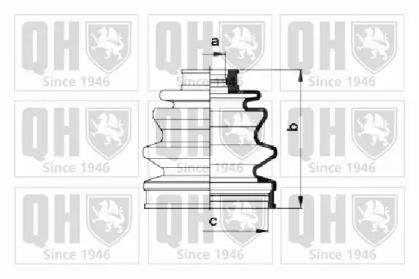 Quinton Hazell QJB102 Dust boot kit axle joint