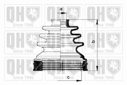 Quinton Hazell QJB1022 Dust boot kit axle joint