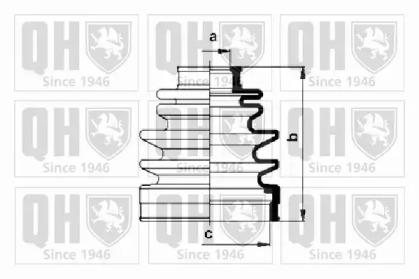 Quinton Hazell QJB105 Dust boot kit axle joint Quinton Hazell QJB105 Dust boot kit axle joint