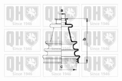 Quinton Hazell QJB109 Dust boot kit axle joint Quinton Hazell QJB109 Dust boot kit axle joint