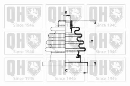 Quinton Hazell QJB125 Dust boot kit axle joint Quinton Hazell QJB125 Dust boot kit axle joint