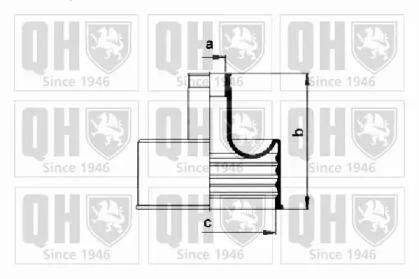 Quinton Hazell QJB147 Dust boot kit axle joint