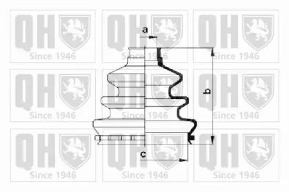 Quinton Hazell QJB171 Dust boot kit axle joint Quinton Hazell QJB171 Dust boot kit axle joint