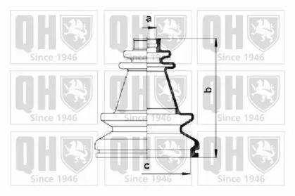 Quinton Hazell QJB195 Dust boot kit axle joint Quinton Hazell QJB195 Dust boot kit axle joint